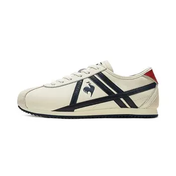 Кроссовки le coq sportif Lifestyle Shoes Unisex Low-top Beige/navy, бежевый/темно-синий