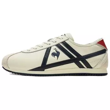 Кроссовки le coq sportif Lifestyle Shoes Unisex Low-top Beige White Navy Blue, бежевый/белый/тёмно-синий