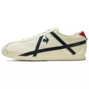 Кроссовки le coq sportif Lifestyle Shoes Unisex Low-top Beige White Navy Blue, бежевый/темно-синий