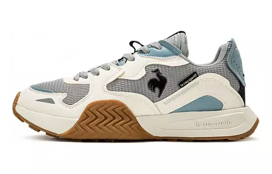 Кроссовки le coq sportif Lifestyle Shoes Unisex Low-top Rice White, Gray, Blue, Brown, синий