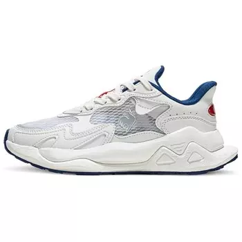 Кроссовки le coq sportif Lifestyle Shoes Women's Low-top White/Blue/Red, белый/синий/красный