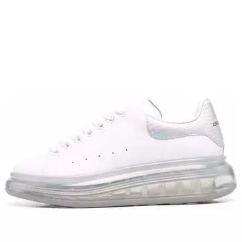 Кроссовки leather larry oversized sneakers 'white iridescent' Alexander Mcqueen, белый