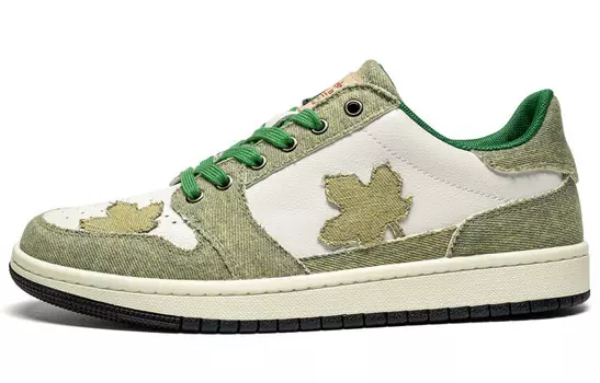 Кроссовки LEAVELAND Stylish Skateboarding Shoes Unisex Low-top, зеленый