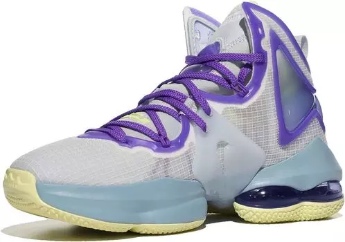 Кроссовки Lebron XIX Nike, цвет Aura/Citron Tint/Worn Blue