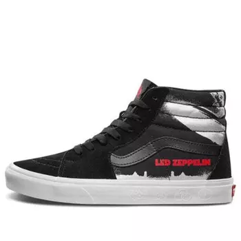 Кроссовки led zeppelin x sk8-hi '50th anniversary' Vans, черный
