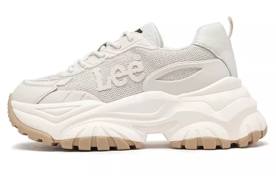 Кроссовки Lee Chunky Sneakers Women's Low-top, черный