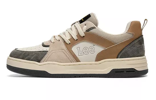 Кроссовки Lee Skateboarding Shoes Men Low-top, хаки