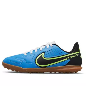 Кроссовки legend 9 club tf turf k blue black blueblack Nike, черный