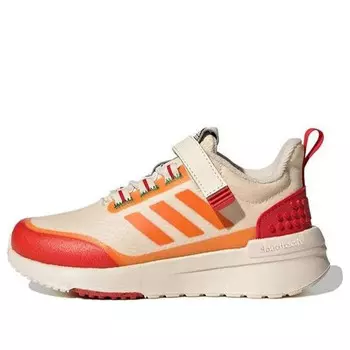 Кроссовки lego x racer tr little kid 'ecru tint bahia orange' Adidas, красный
