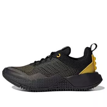 Кроссовки lego x sport pro j 'black equipment yellow' Adidas, черный