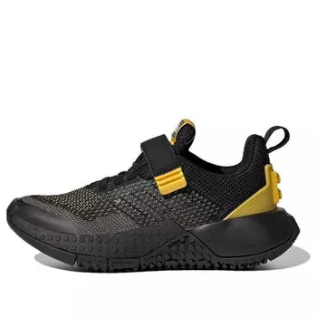 Кроссовки lego x sport pro j 'black equipment yellow' Adidas, черный