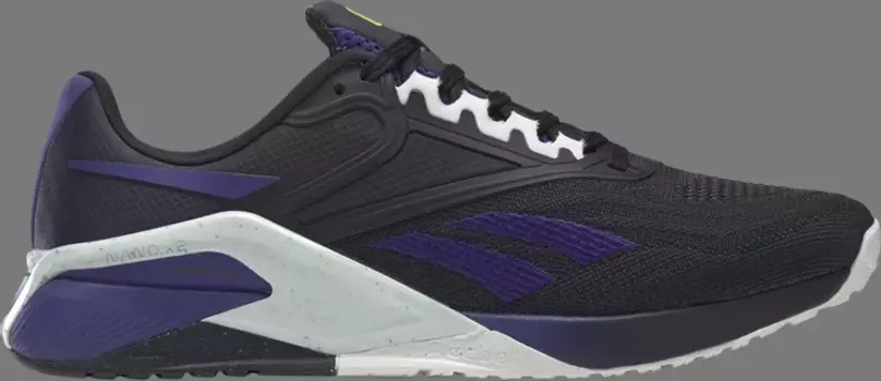 Кроссовки les mills x nano x2 'black bold purple' Reebok, черный