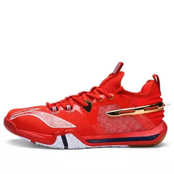 Кроссовки летающие по земле Li-Ning, красный