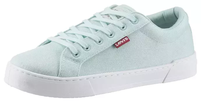 Кроссовки Levi's на платформе "MALIBU 2.0", с нашивкой-логотипом, повседневная обувь, полуботинки, туфли на шнуровке, цвет Mintfarben