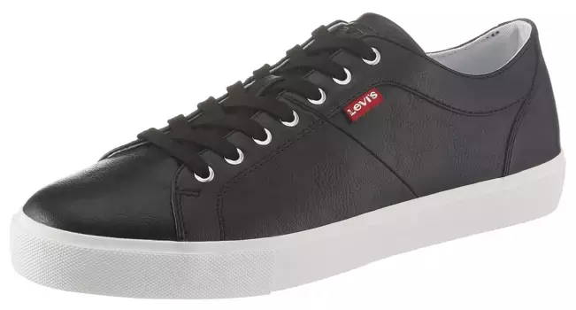 Кроссовки Levi's "WOODWARD", черный/белый