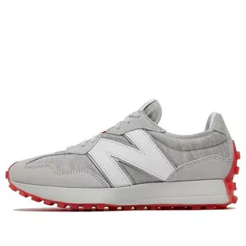 Кроссовки levi's x 327 'grey red' New Balance, серый
