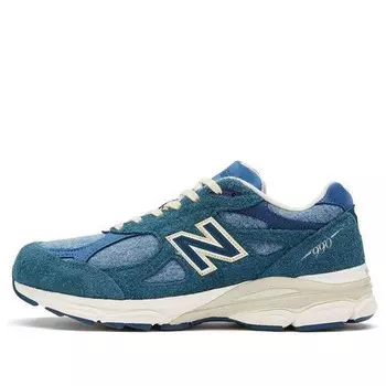 Кроссовки levi's x 990v3 made in usa 'mallard blue' New Balance, синий