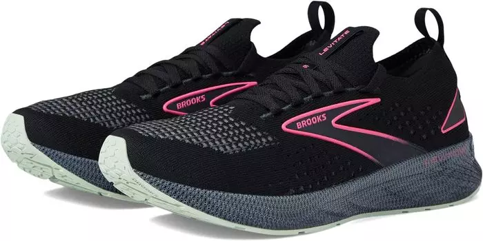 Кроссовки Levitate StealthFit 6 Brooks, цвет Black/Pink