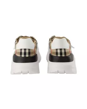 Кроссовки Lf Tnr New Regis L Chk — Burberry — Мульти — Хлопок, бежевый