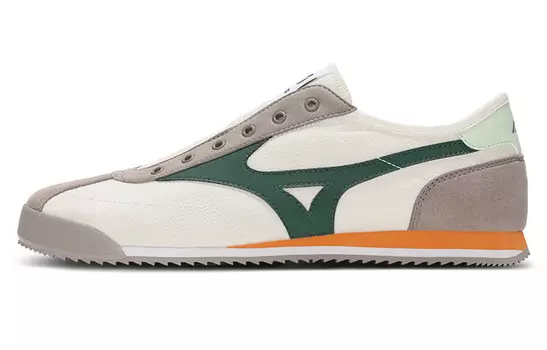 Кроссовки LG 60S унисекс с низким верхом белые/светло-серые/зеленые Mizuno