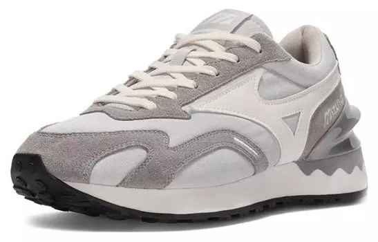 Кроссовки LG 70s Running Unisex Low-top серый/белый Mizuno