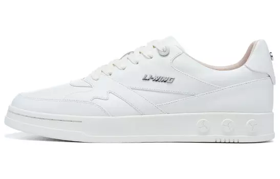 Кроссовки LI-NING 1990 001 Skateboarding Shoes Women's Low-top White, белый