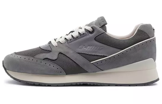 Кроссовки LI-NING 1990 Classic Collection Lifestyle Shoes Men Low-top Gray, красный