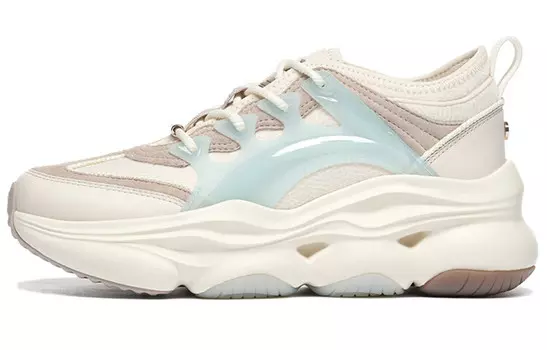Кроссовки LI-NING 1990 Classic Collection Lifestyle Shoes Women's Low-top White/Royal Blue