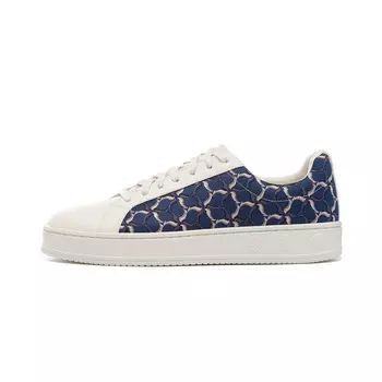 Кроссовки LI-NING 1990 Classic Collection Skateboarding Shoes Women's Low-top Off-white Deep Blue, цвет Off White