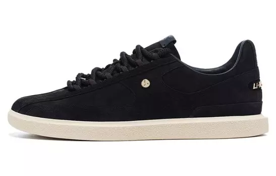 Кроссовки LI-NING 1990 Clouds Skateboarding Shoes Men Low-top Charcoal Black, черный