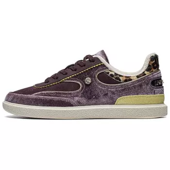 Кроссовки LI-NING 1990 Skateboarding Shoes Women's Low-top Dark Red, темно-красный