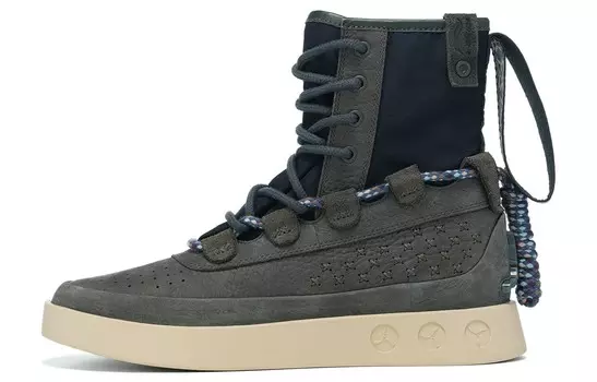 Кроссовки LI-NING 1990 Tour Series Skateboarding Shoes Women's High-top Black, черный