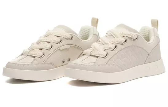 Кроссовки LI-NING 1990 Wind Chimes Skateboarding Shoes Women's Low-top White, белый