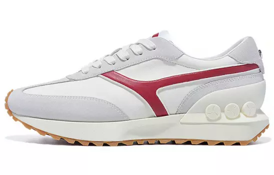 Кроссовки LI-NING 1990 Zhengrong Lifestyle Shoes Men Low-top White/Red, красный