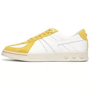 Кроссовки LI-NING 1990 Zhengrong Skateboarding Shoes Women's Low-top White/Yellow, белый/желтый
