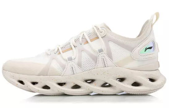 Кроссовки Li Ning Arc для бега мужские с низким верхом белого цвета Lining