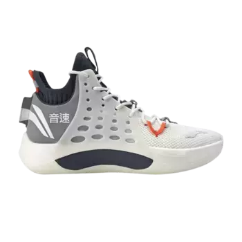 Кроссовки Li-Ning Sonic 7 Mid Milk White Grey, кремовый
