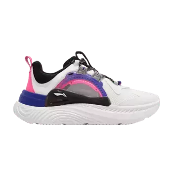 Кроссовки Li-Ning Wmns Spark White Fluorescent Pink, белый