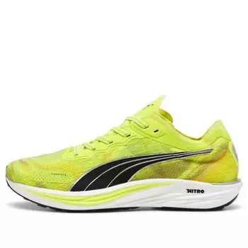 Кроссовки liberate nitro 2 'lime pow black' Puma, зеленый