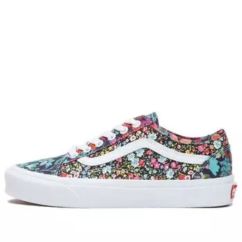 Кроссовки liberty fabrics x old skool tapered 'patchwork floral - black multi' Vans, синий