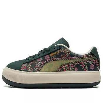 Кроссовки liberty of london x suede mayu 'floral' Puma, зеленый