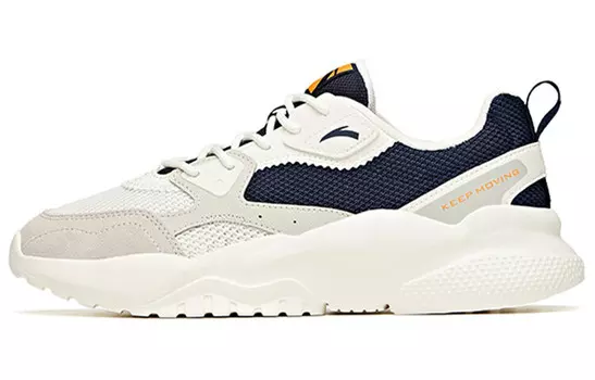 Кроссовки Life Collection Chunky для мужчин с низким верхом цвета Cloudy Blue/Ivory White/Once Gray Anta