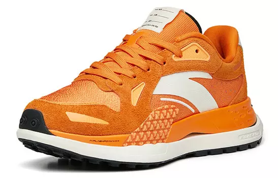 Кроссовки Life Collection для бега мужские с низким верхом Sunset Orange/Yellow Orange/Ivory White Anta