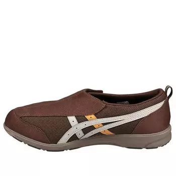 Кроссовки life walker 101 кроссовки коричневые Asics, коричневый