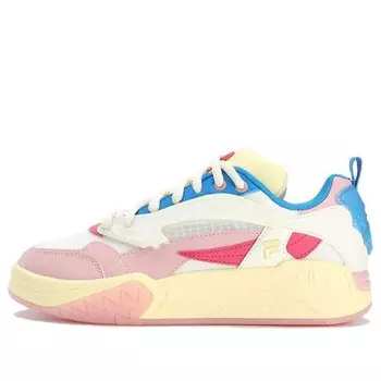 Кроссовки lifestyle basketball heritage sneakers 'white blue pink' Fila Fusion, белый