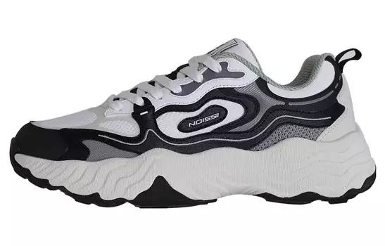 Кроссовки Lifestyle для мужчин с низким верхом черного/белого цвета Qiaodan