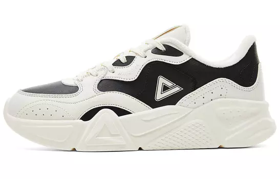 Кроссовки Lifestyle для мужчин с низким верхом из парусины белого/черного цвета Peak