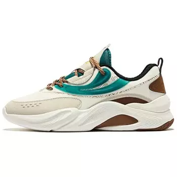 Кроссовки Lifestyle для мужчин с низким верхом Микрокристаллический белый/цвет лесного ореха/глубокий болотный цвет Erke