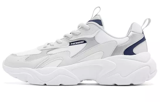 Кроссовки Lifestyle для мужчин с низким верхом светло-серого/белого цвета Qiaodan, цвет Light gray / white