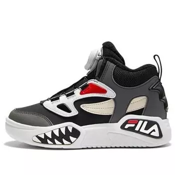 Кроссовки lifestyle high-top basketball shoes 'grey black' Fila, серый